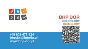 Grafika - wizytówka, BHP-DOP.pl
