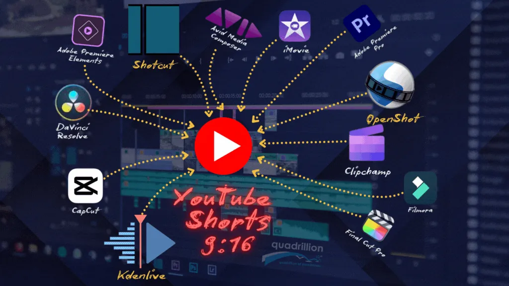 Grafika - Eksport plików video do youtube shorts - 4k, fullhd neon