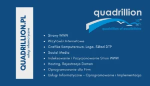 Grafika - Quadrillion.pl - wizytówka, strona A